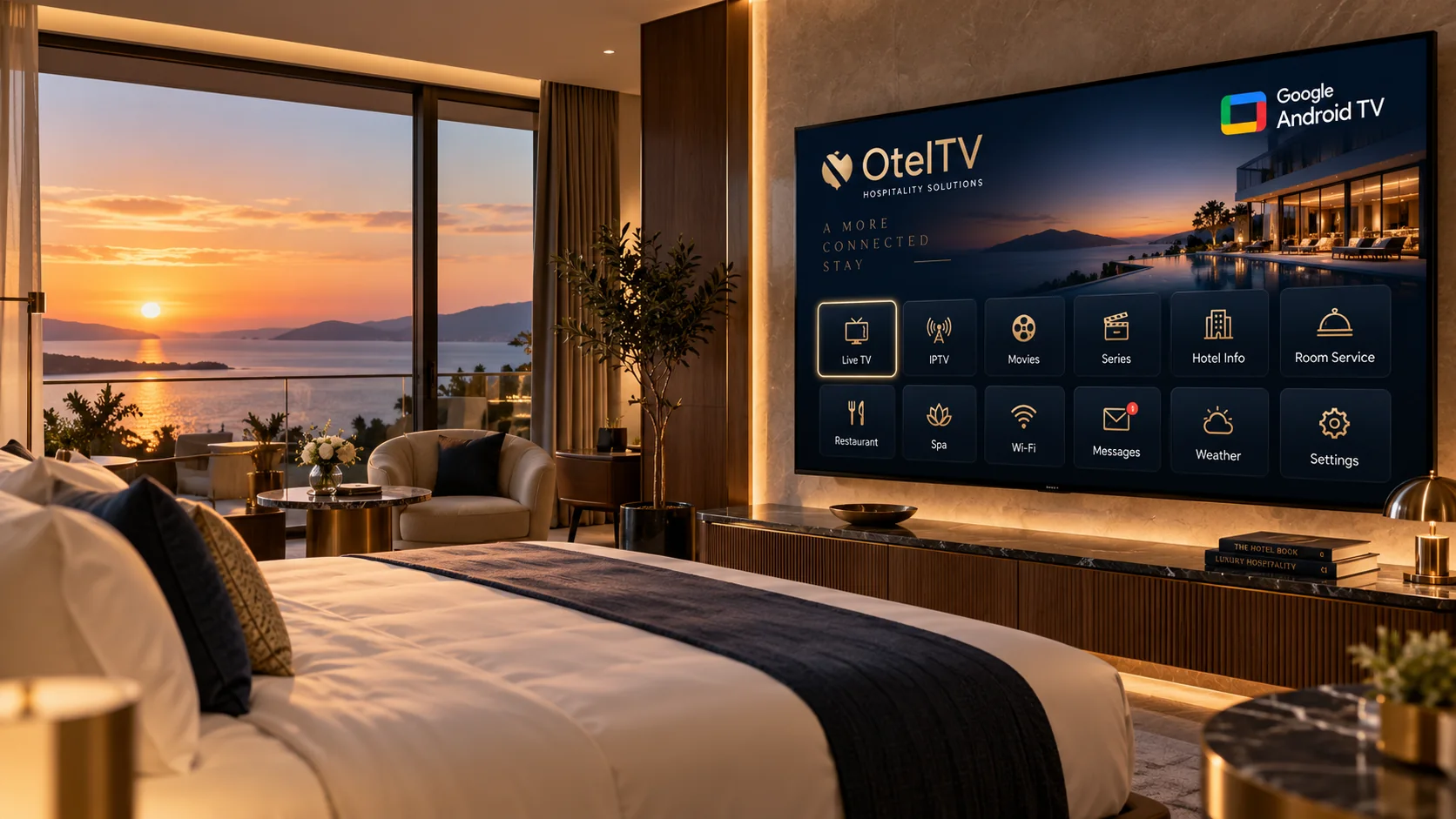 Stayivo hotel guest TV live demo