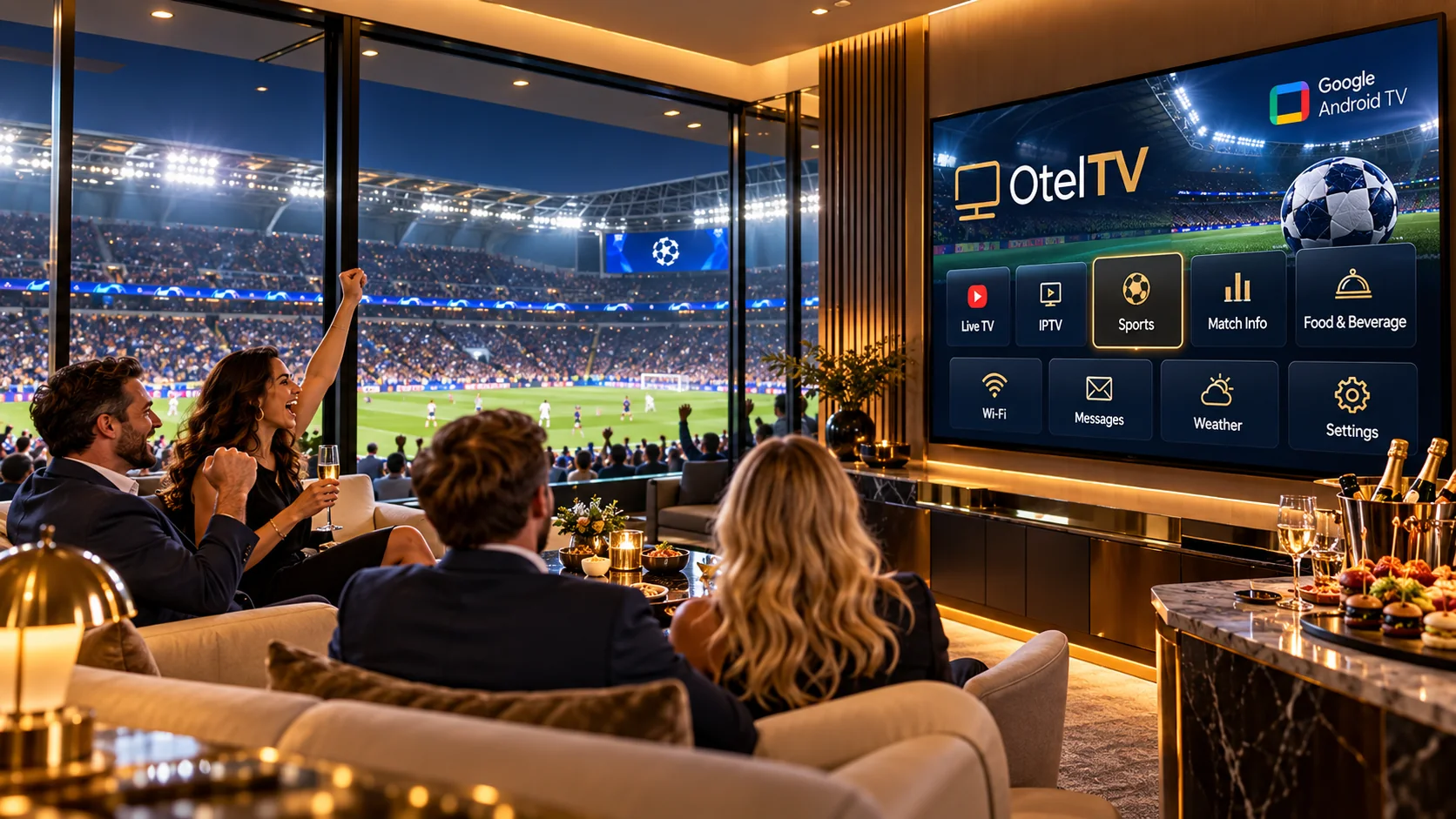 Stayivo Stadium TV solution